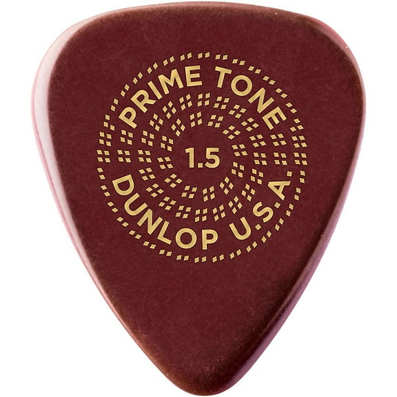 Dunlop 511R15-U 1.5 mm Primetone Standard Sculpted Plectra Guitar Picks - Pack of 12