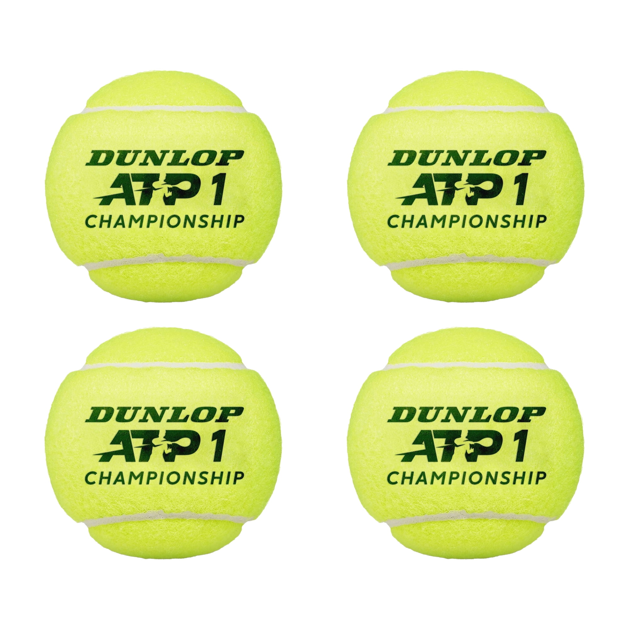 Dunlop ATP Championship Tennis Balls (Pack of 4) 