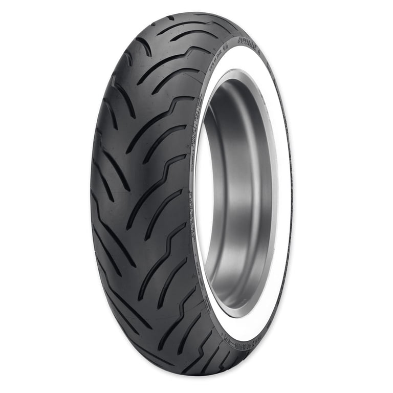 Dunlop American Elite Touring Bias Rear Tire White Wall 140/90B16