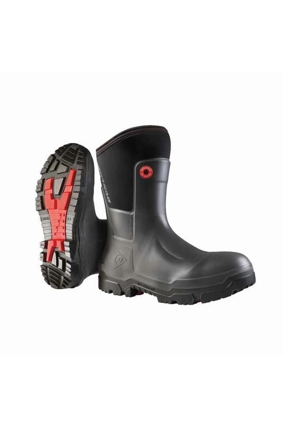 Boots,Men's 6, Women's 8,Black,PR OD60A93.CH