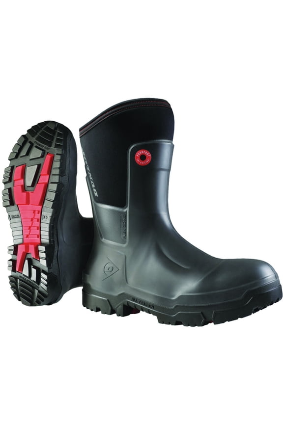 Boots,Men's 7, Women's 9,Black,PR ND68A93.CH