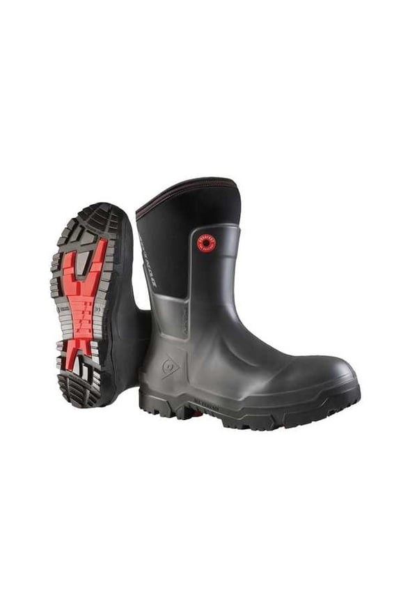 Boots,Men's 9, Women's 11,Black,PR OD60A93.CH