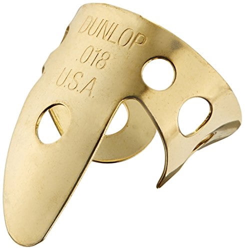 dunlop 37r.018 brass fingerpicks, .018", 20/tube