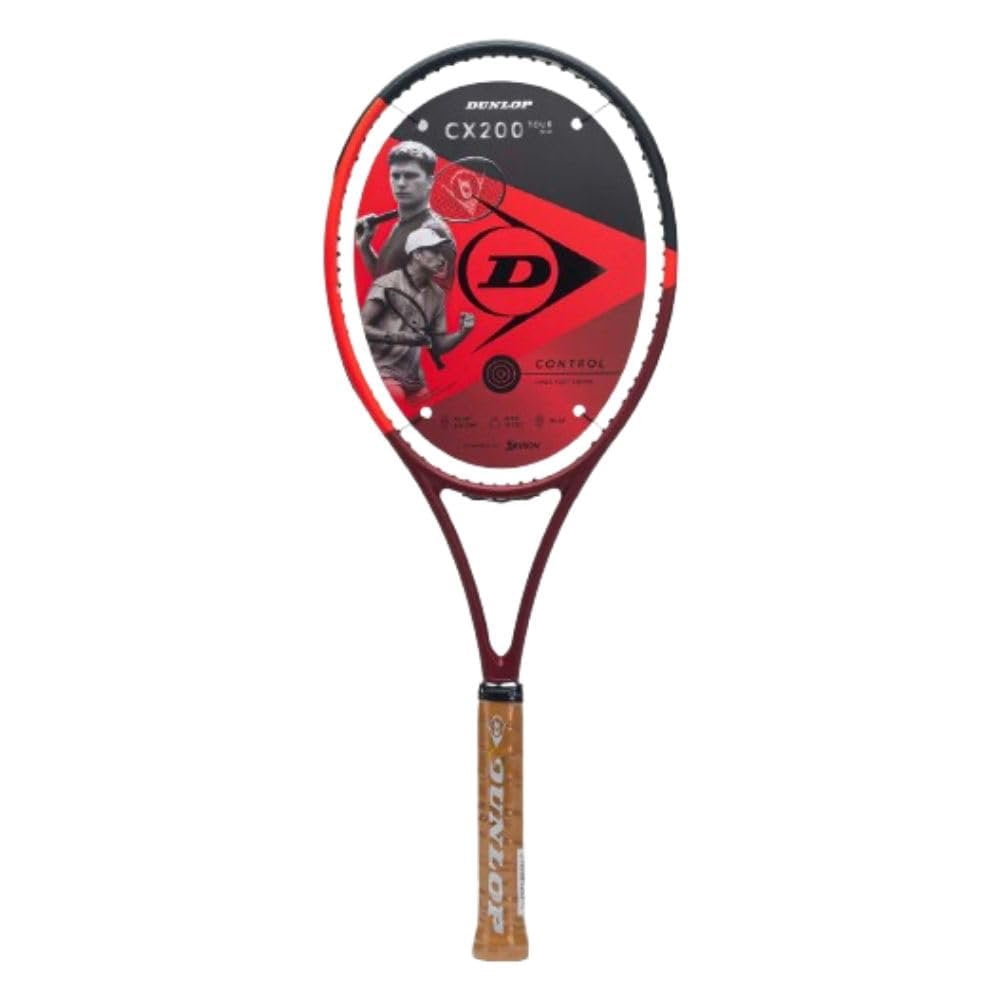 Dunlop CX 200 Tour 18x20 Tennis Racquet , Red/Black 4 1/2