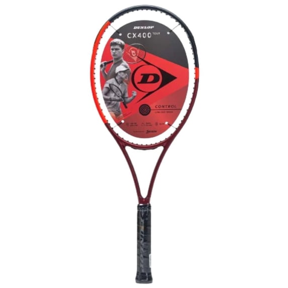 Dunlop CX 400 Tour Tennis Racquet, Red/Black 4 1/2