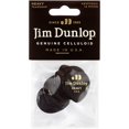 thumbnail image 1 of Dunlop Celluloid Teardrop Black Guitar Picks Heavy 12 Pack, 1 of 2