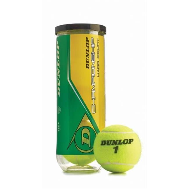 Dunlop Championship Hard Court Tennis Balls, Pack of 3