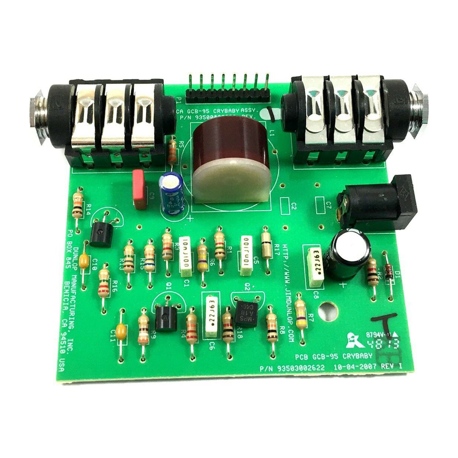 Dunlop Crybaby GCB95 Wah Circuit Board Replacement - Walmart.com
