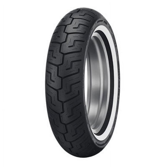 Dunlop D401 Rear Motorcycle Tire 150/80B-16 (71H) Medium White Wall for Harley-Davidson Softail Standard FXST/I 2004-2005
