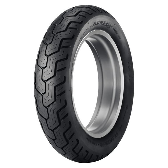 Dunlop D404 Rear Motorcycle Tire 150/80B-16 (71H) Black Wall for Harley-Davidson Softail Standard FXST 2003-2005
