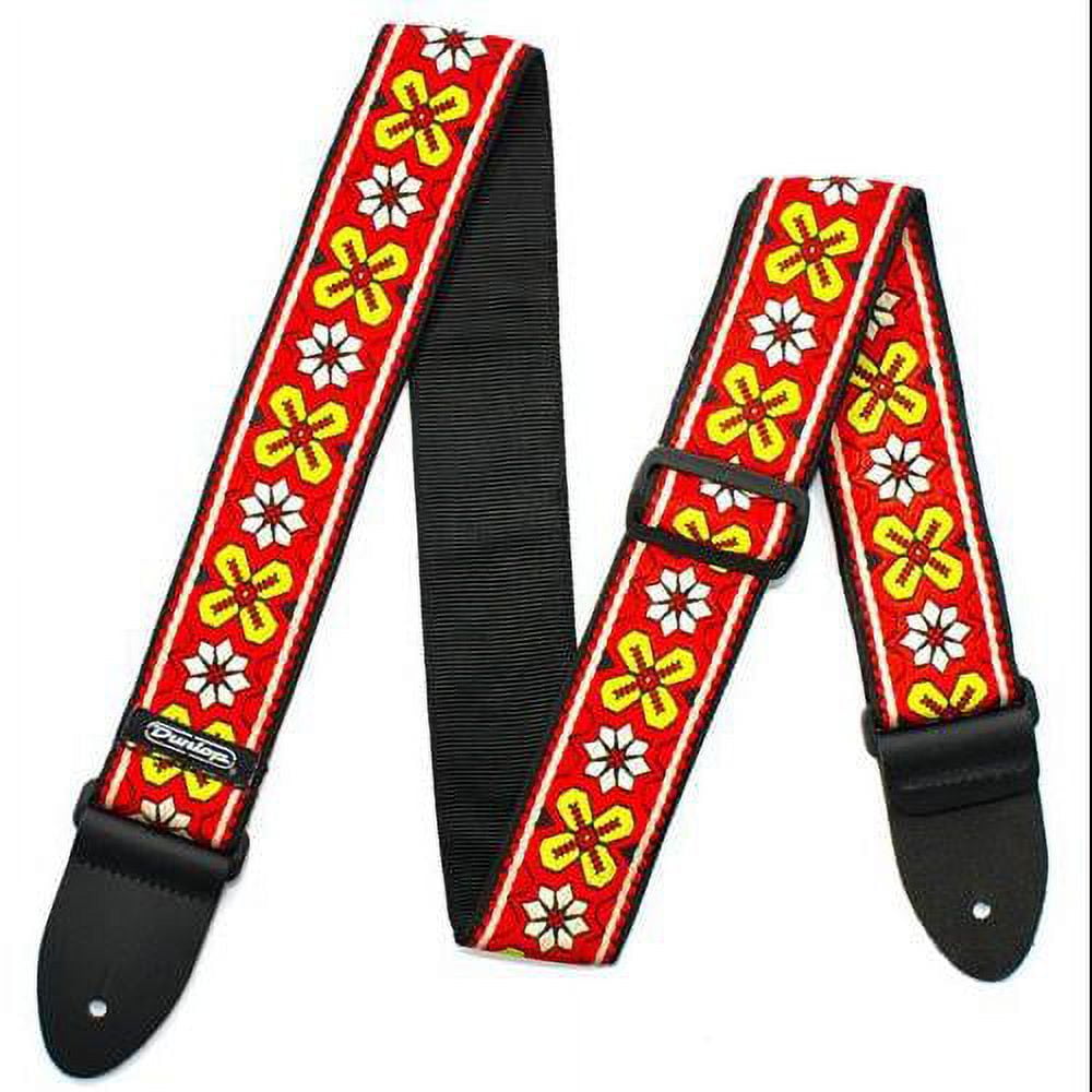 Dunlop D6703RD Jacquard Guitar Strap, Avalon Red