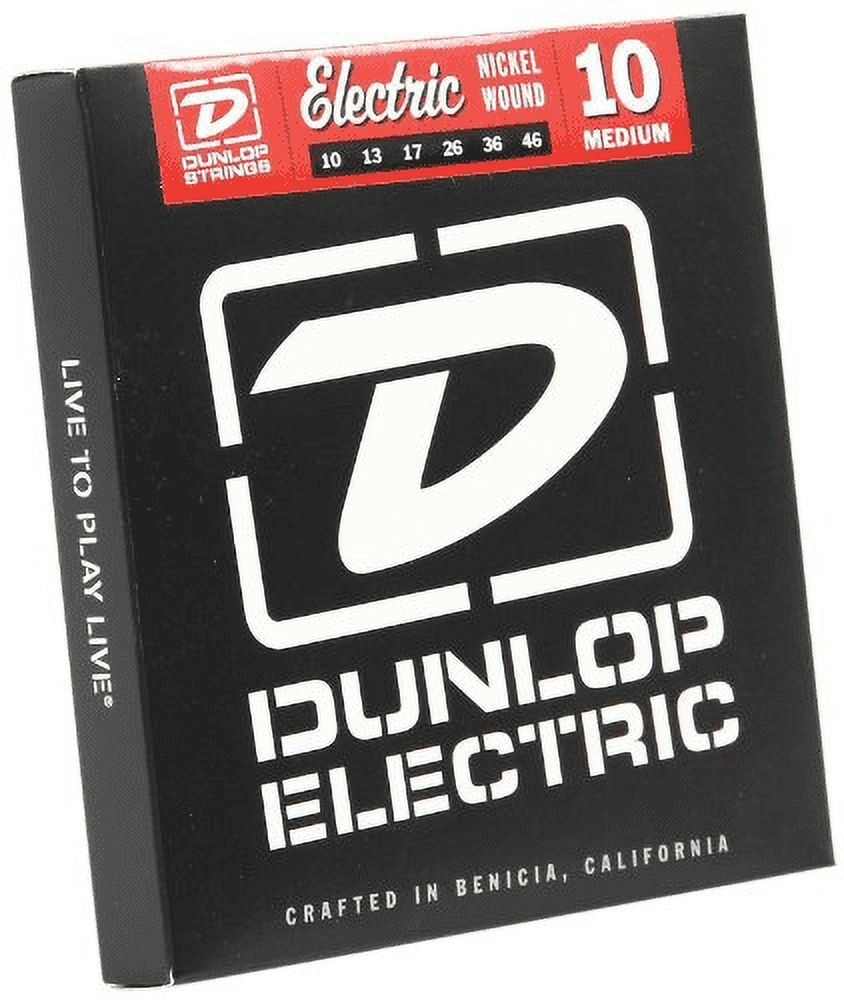 Dunlop DPS10 Plain Steel Medium Electric Guitar E String, .010 - image 1 of 2