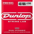 thumbnail image 1 of Dunlop Dual Dynamic Hybrid Nickel 4-String Electric Bass Strings (45 - 105), 1 of 1