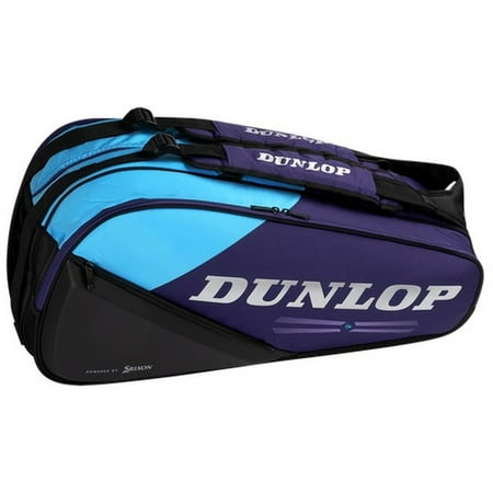 Dunlop Sports FX Performance Tennis Bag, Blue/Black V26, 8-Racket