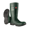 thumbnail image 1 of Dunlop FieldPro Full Safety Men's Steel Toe Waterproof Boots - Lightweight, Slip-Resistant, Green/Black, Size 8 US, 1 of 8