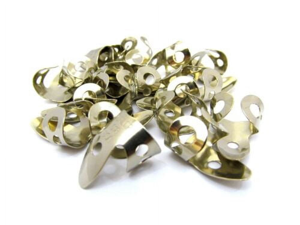 Dunlop Finger Picks  20 Pack  Mini  Metal  Nickel - Silver .018 inches