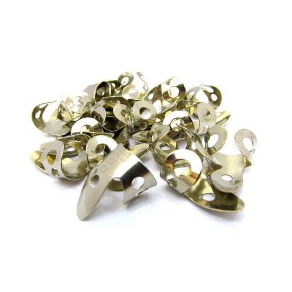 Dunlop Finger Picks 20 Pack Mini Metal Nickel - Silver .018 inches
