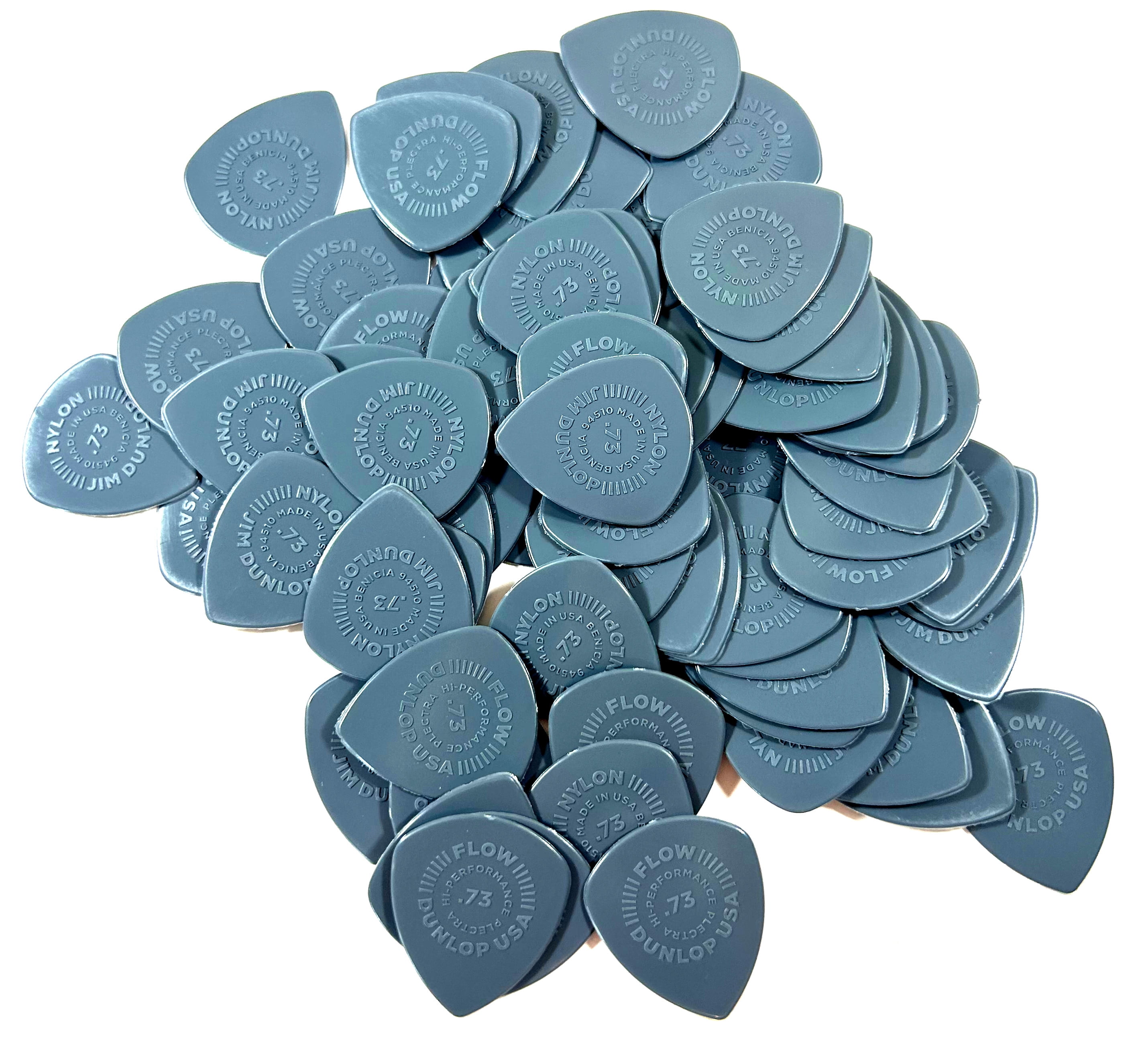Dunlop Flow Nylon Guitar Picks .73mm Medium 72 Picks