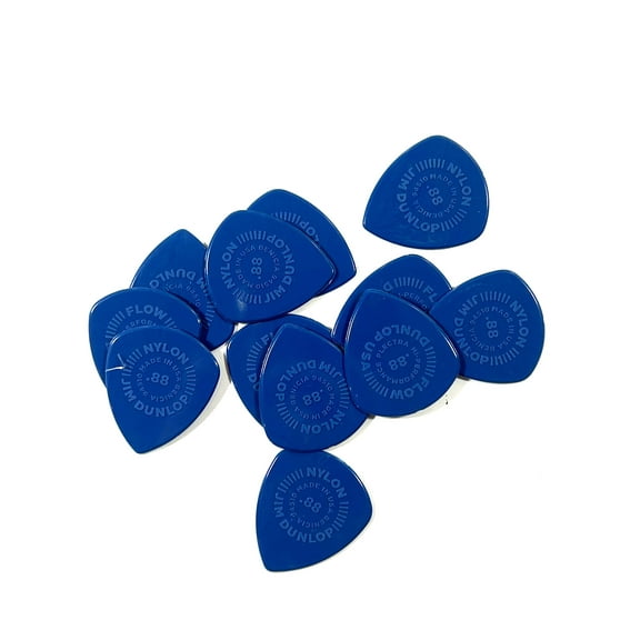 Dunlop Flow Nylon Guitar Picks .88mm Medium 12 Picks