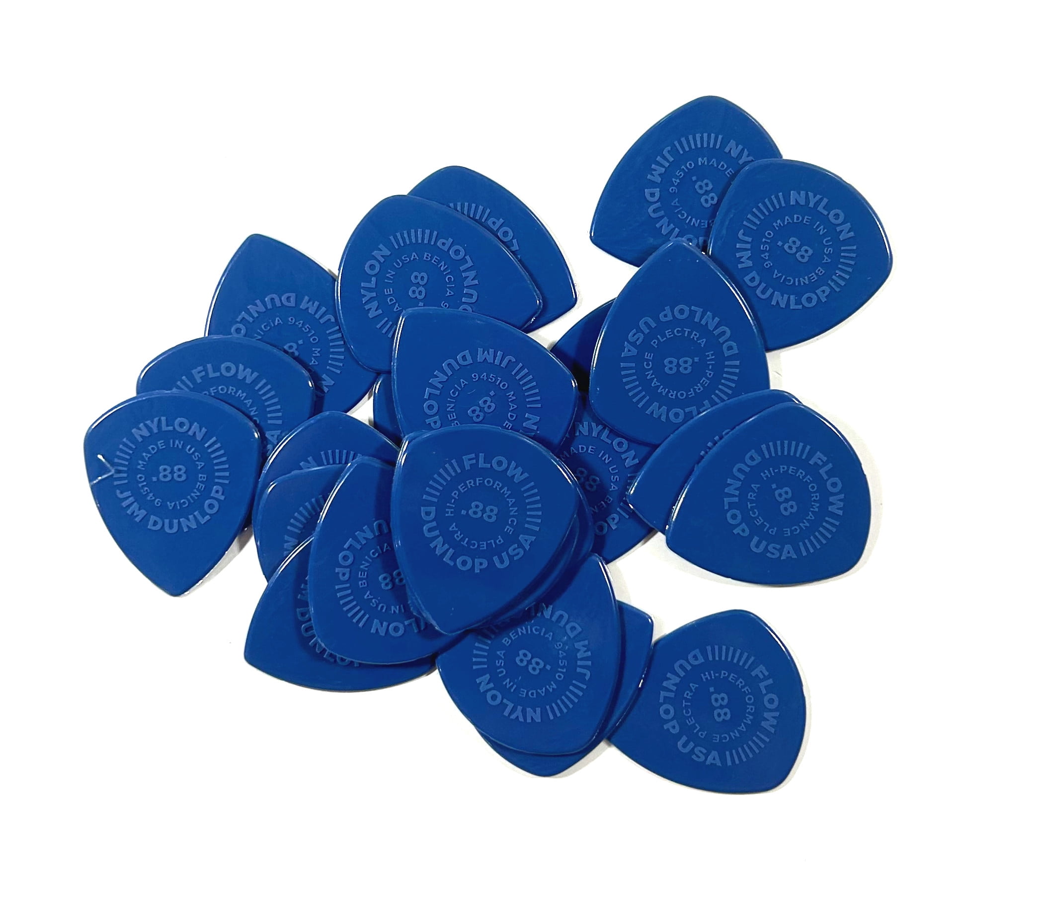 Dunlop Flow Nylon Guitar Picks .88mm Medium 24 Picks - Walmart.com