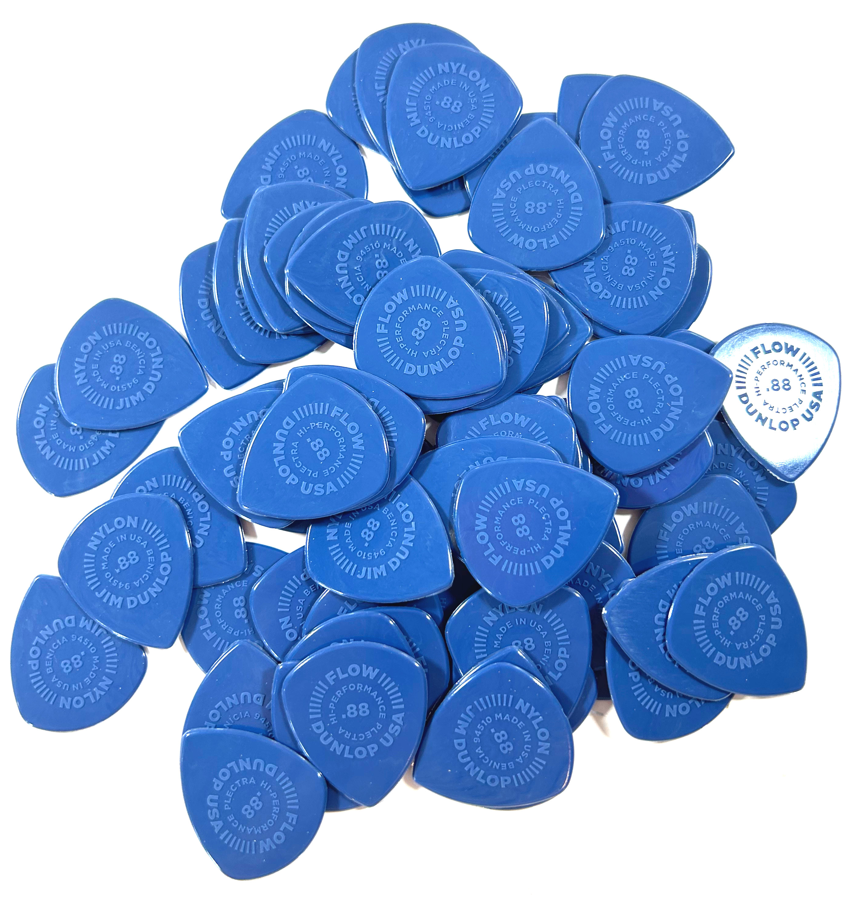 Dunlop Flow Nylon Guitar Picks .88mm Medium 72 Picks