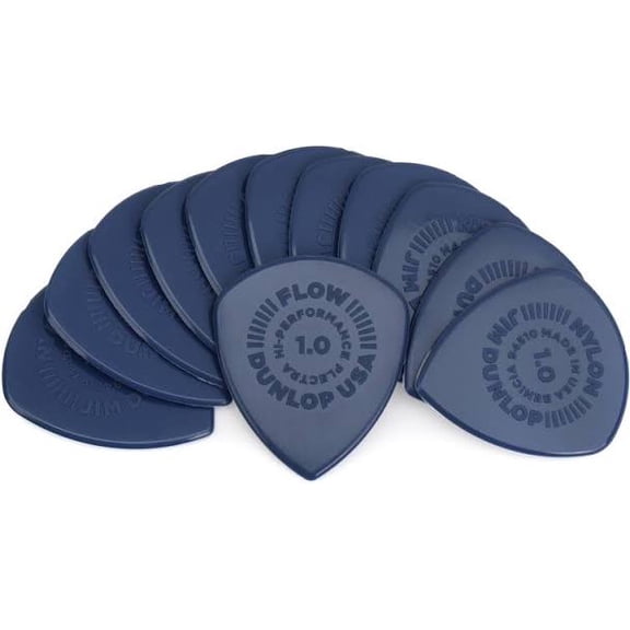 Dunlop Flow Nylon Pick 1.0mm - 12 Pack