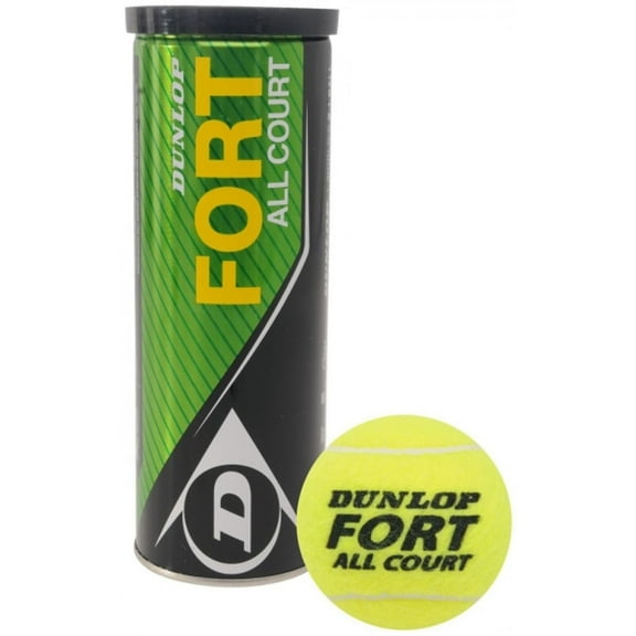 Dunlop Fort All Court Tennis Balls (Pack Of 3)