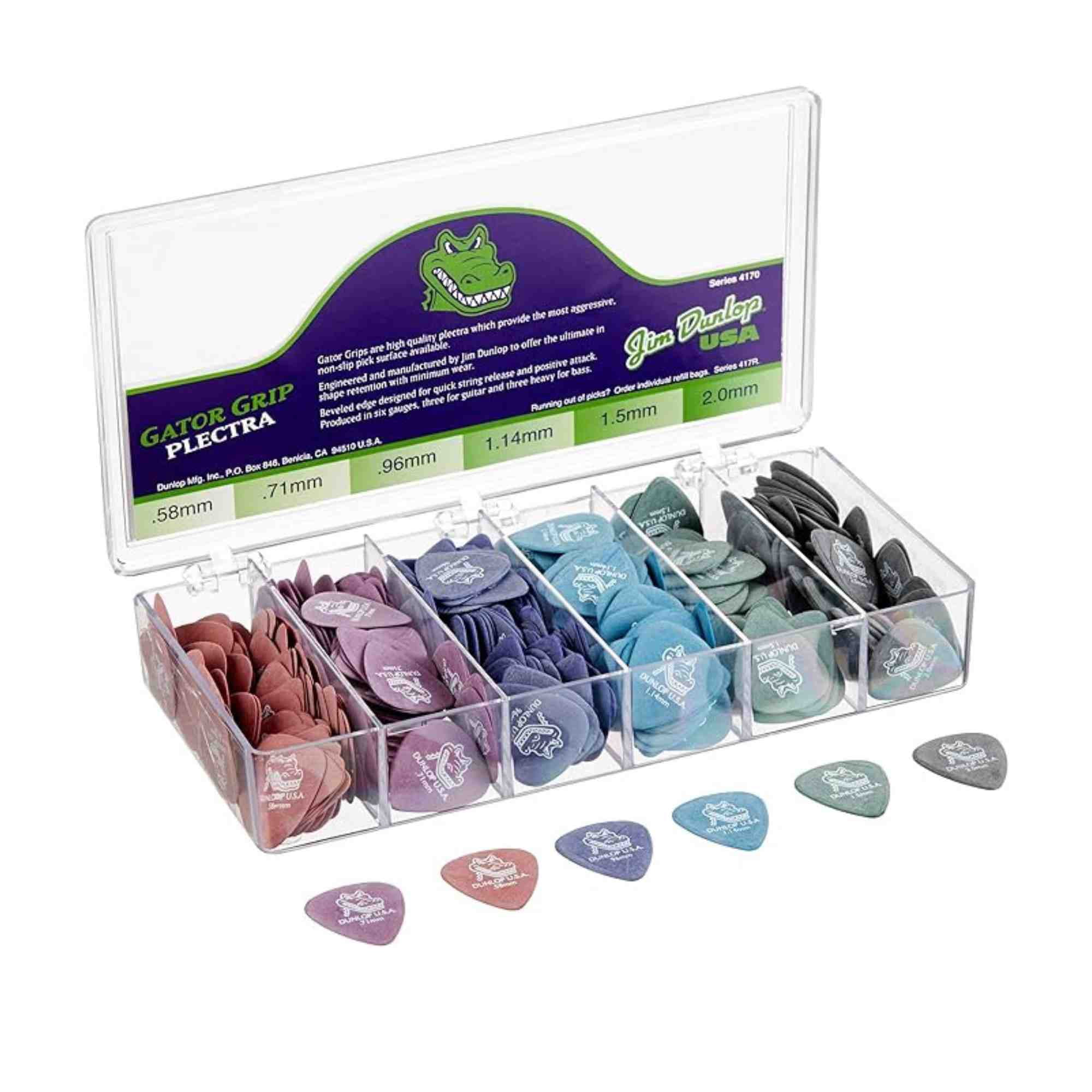 Dunlop Gator Grip Cabinet of 360 Assorted Picks