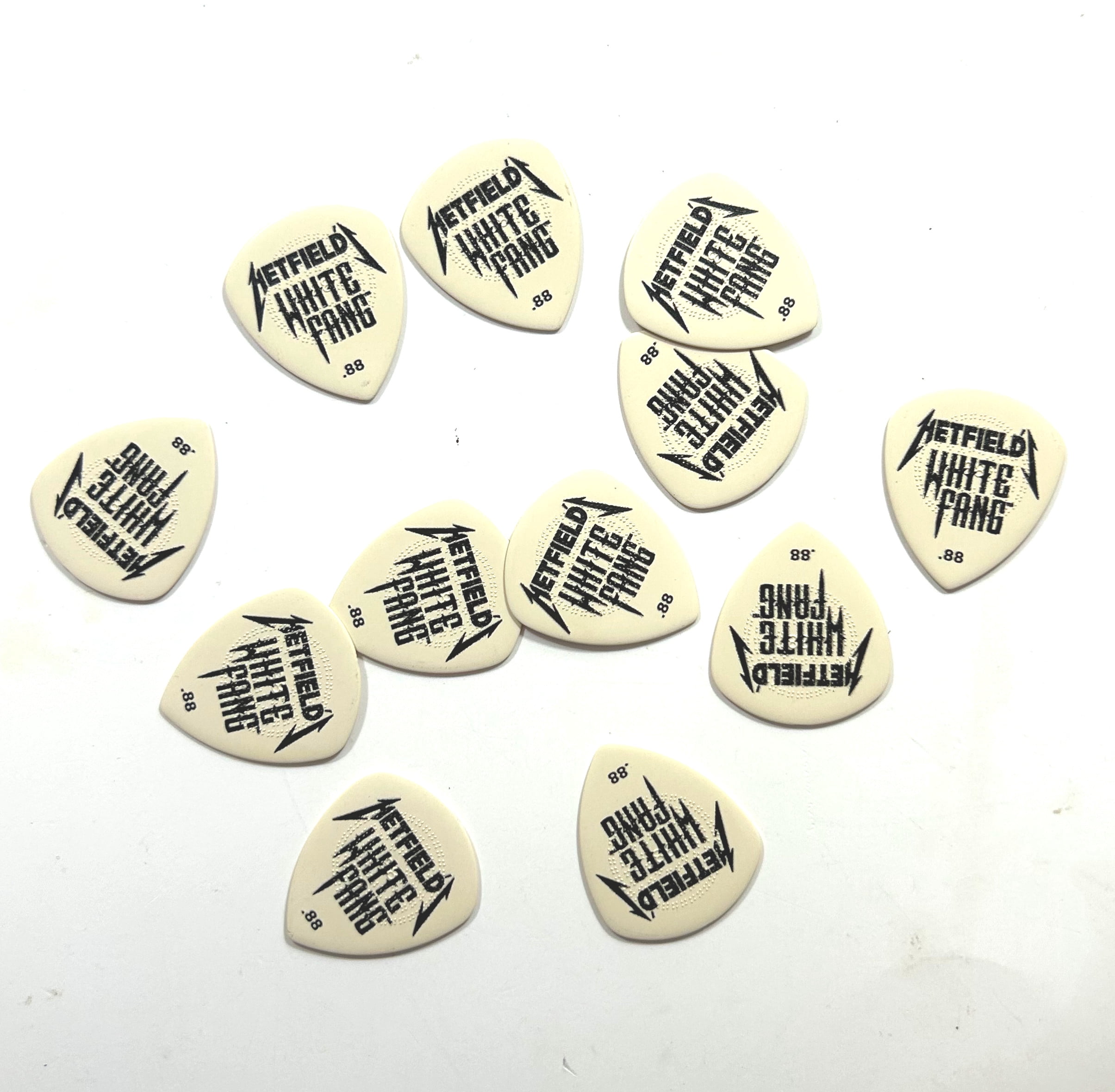 Dunlop Guitar PIcks White Fang 12 Picks Variety Pack James Hetfield