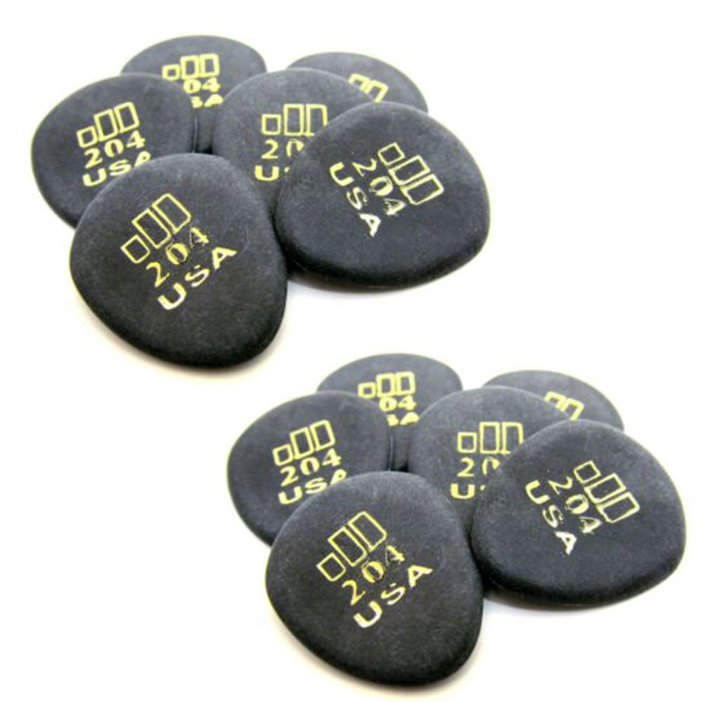 Dunlop Guitar Picks 12 Pack Jazztone 204 Round Tip