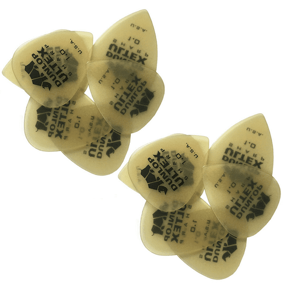 Dunlop Guitar Picks 12 Pack Ultex Sharp 1.0mm (433P1.0) Heavy