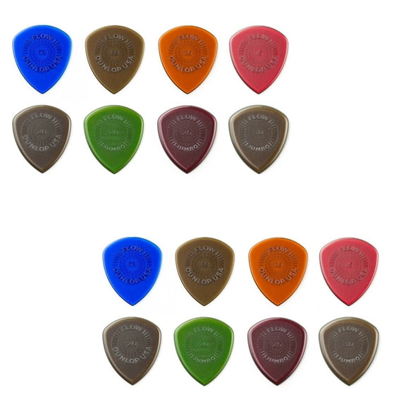Dunlop Guitar Picks 16 Pack FLOW Variety Pack