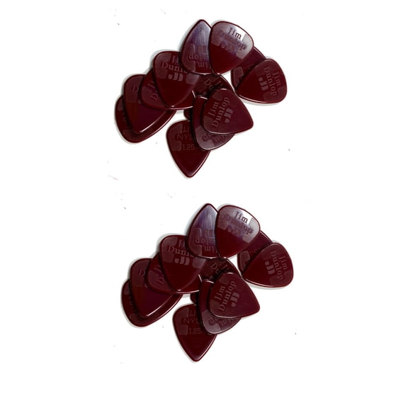 Dunlop Guitar Picks 24 Pack Nylon 1.25mm (44P1.25)