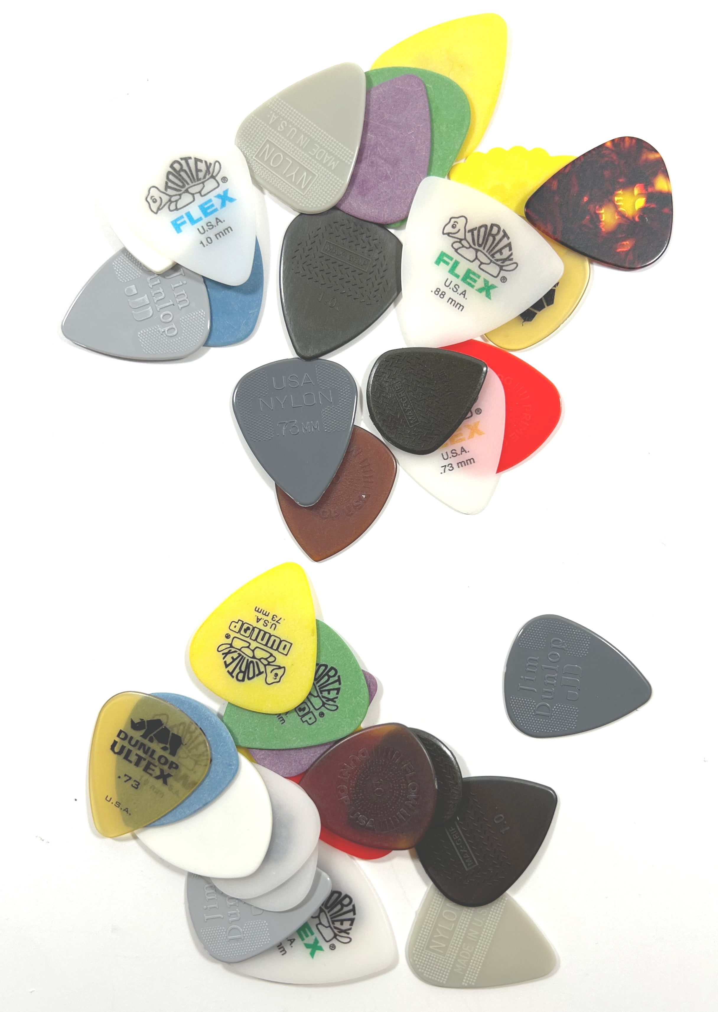 Dunlop Guitar Picks 36 Picks Recording Variety Pack Thickness Material ...