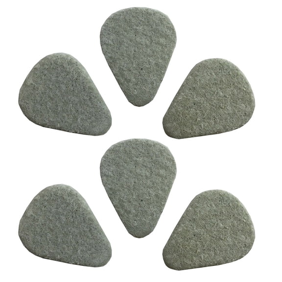 Dunlop Guitar Picks 6 Pack Felt Pick 3.2mm Bevelled
