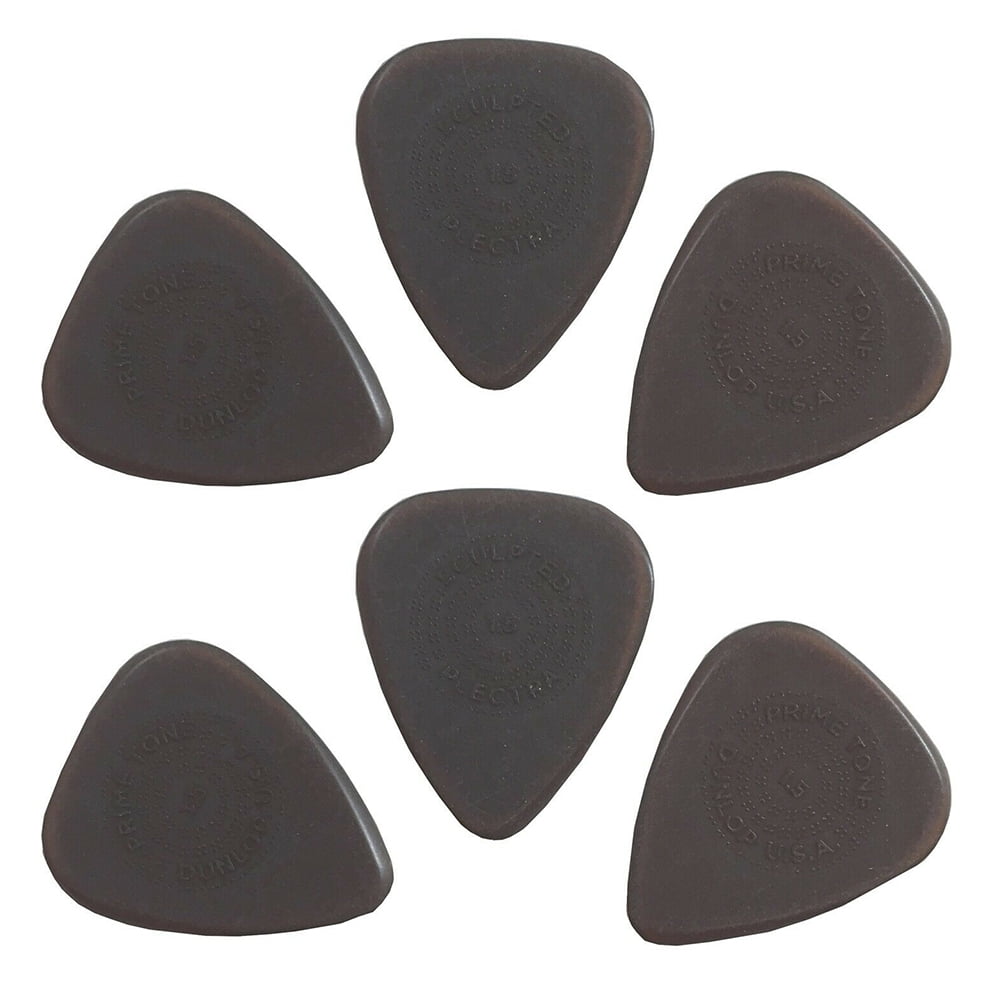 Dunlop Guitar Picks  6 Pack  Primetone Standard  Hand Sculpted  1.50mm