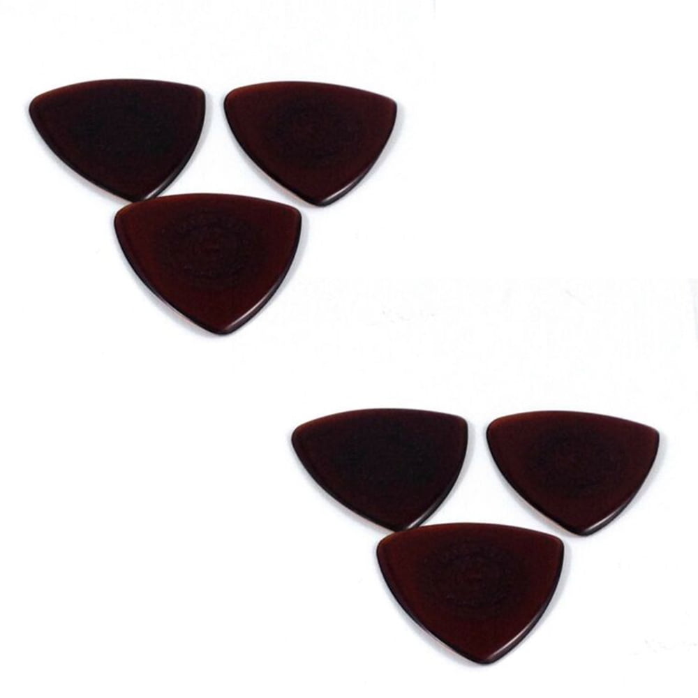 Dunlop Guitar Picks  6 Pack  Primetone Tri Triangle Text Hand Sculpted  1.4mm