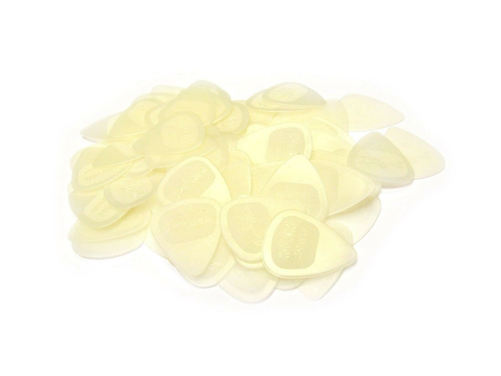 Dunlop Guitar Picks  72 Pack  Nylon Glow In The Dark  1.14mm  446R