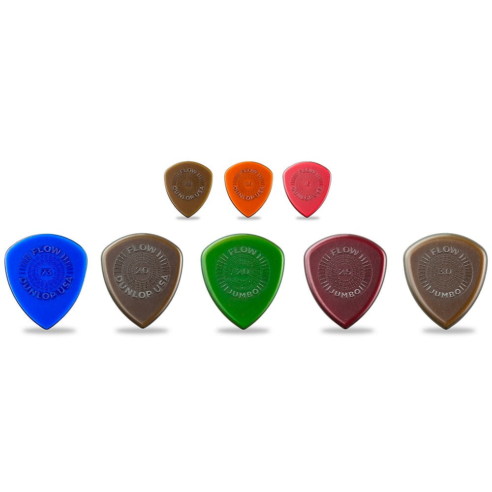 Jim Dunlop Flow Variety Pack Guitar Picks (PVP1.14) - Walmart.com