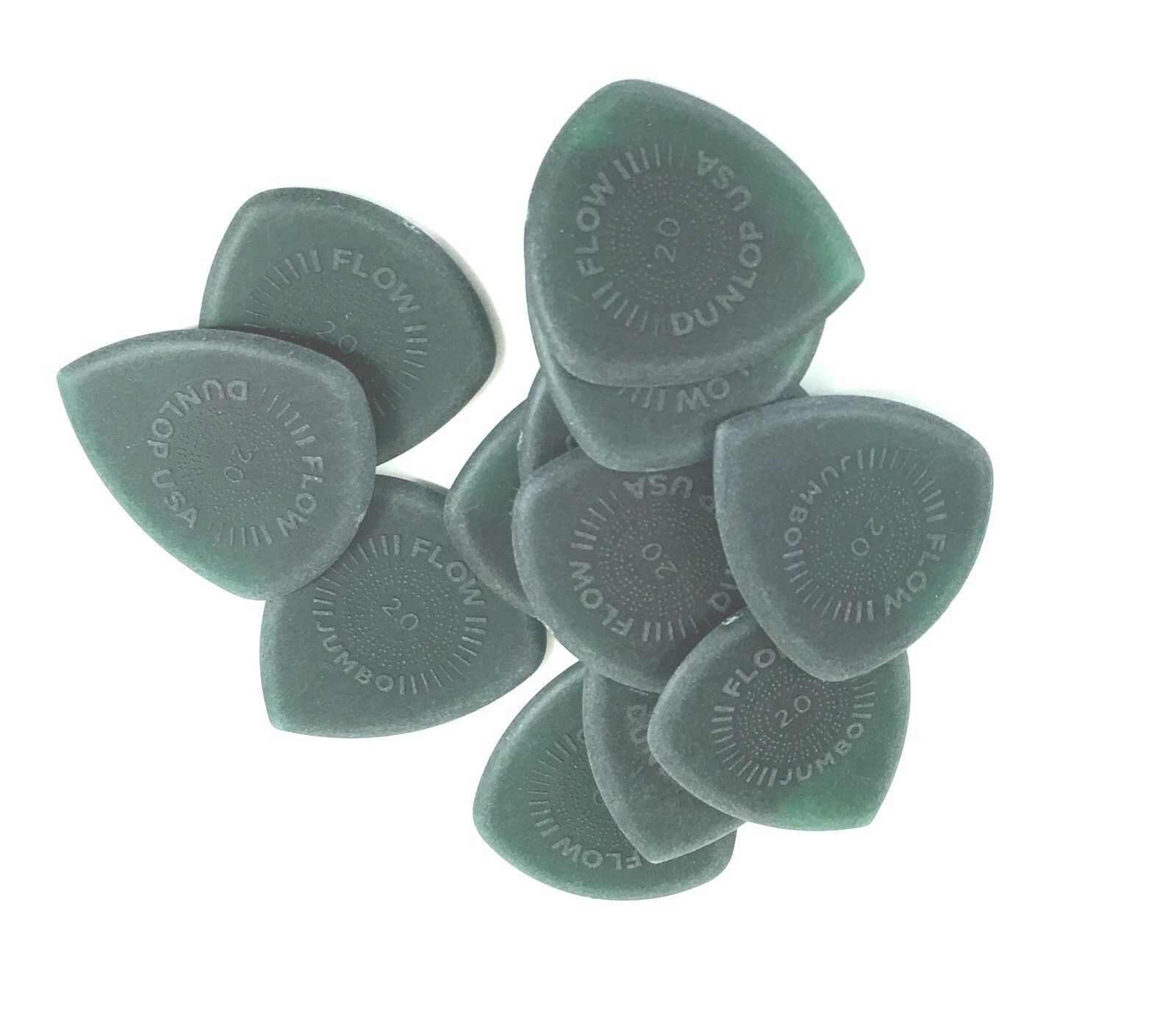 Dunlop Guitar Picks JUMBO FLOW Standard 12 Pack Primetone 2.0mm