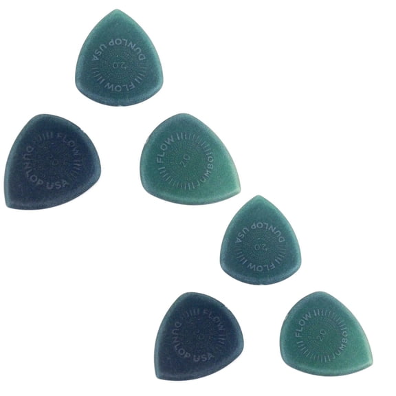 Dunlop Guitar Picks JUMBO FLOW Standard 6 Pack Primetone 2.0mm