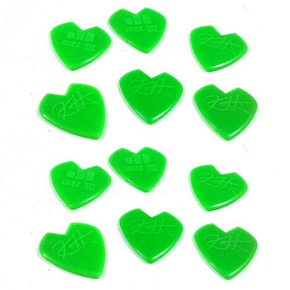 Dunlop Guitar Picks Kirk Hammett Metallica 12 Pack Jazz III Size