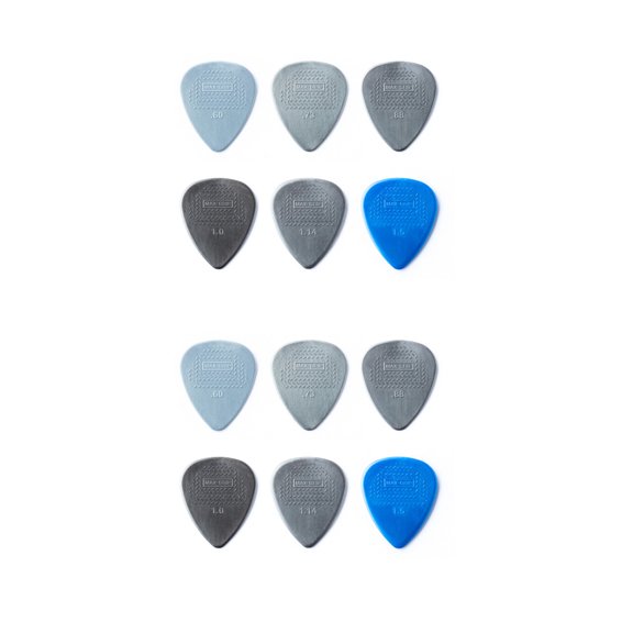 Dunlop Guitar Picks Max Grip Nylon Standard Variety Pack 12 Picks
