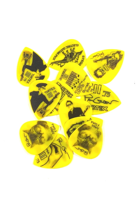 Guitar Picks Paul Gilbert Custom Tortex III .73mm 12 Picks Custom Art