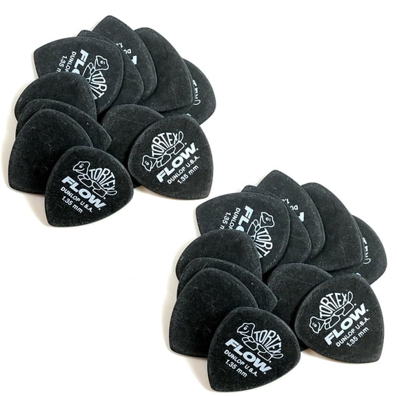 Dunlop Guitar Picks Tortex Flow 24 pack 1.35mm 558P1.35