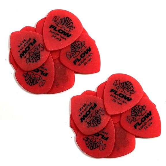 Dunlop Guitar Picks Tortex Flow 24 pack .50mm 558P.50