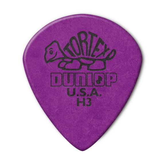 Dunlop Guitar Picks Tortex Jazz 6 Picks Sharp Tip Heavy 472PH3