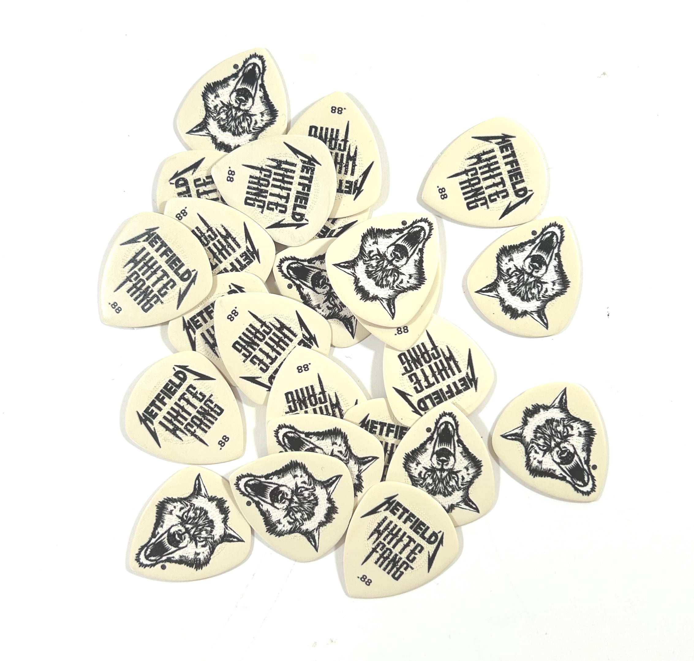 Dunlop Guitar Picks White Fang 24 Picks .88mm James Hetfield