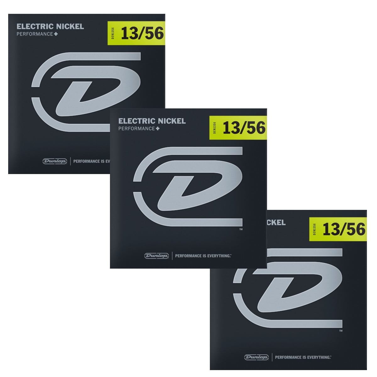 Dunlop Guitar Strings 2-Sets Electric Nickel 13-56