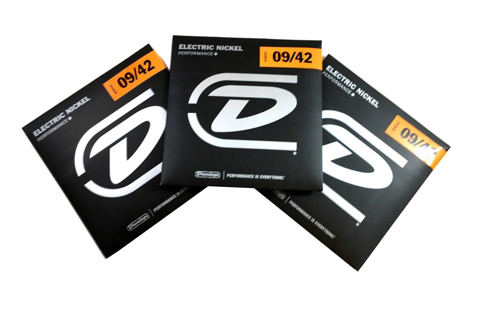 Dunlop Guitar Strings 3 sets Electric Nickel Wound Light 09-42